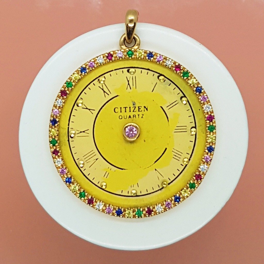 Colgante Yellow Rainbow Tic-tac